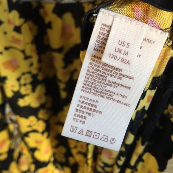 Free People love letter floral oversized top/tunic - Picture 6 of 9